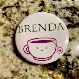 Brenda Tea Pin